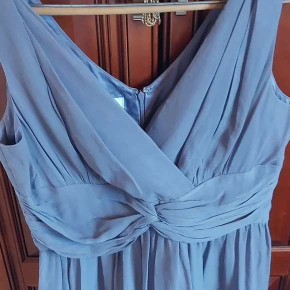 Donna Morgan Silk Dress Sz 12 - Picture 2 of 4